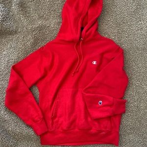 Red Champion sweatshirt size men’s small